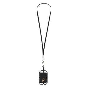 2-In-1 Charging Cable Lanyard With Phone Holder & Wallet 
