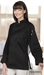 Ladies Sedona Chef Coat w/Knotted Buttons - Black - 0490ZZB