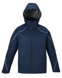 Mens 3-in-1 Jacket w/Bonded Fleece Liner 