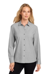 Womens Long Sleeve Stretch Woven Supervisor Shirt 